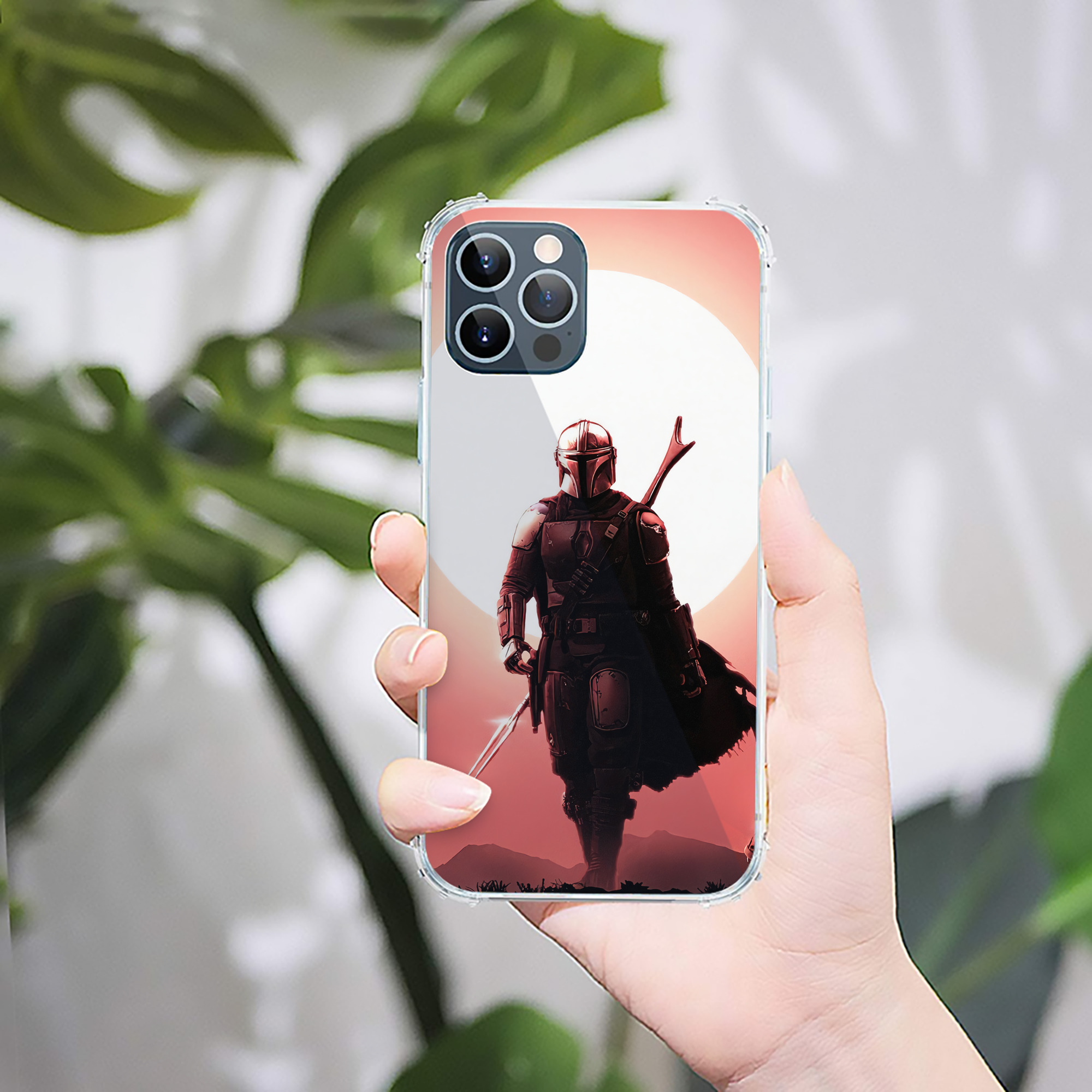 （画像用） スター・ウォーズ Star Wars 【iPhone 12シリーズ対応】透明スマホケース（クリアソフトケース）